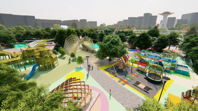 Понад 65 % території нового парку у Тернополі становитимуть зелені насадження, фото №1 на сайті 20minut.ua