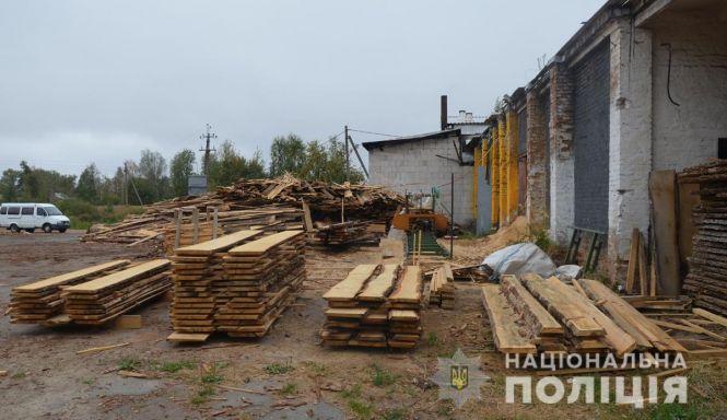Під час розслідування справи про вбивство поліція виявила у Коростенському районі підпільну пилораму, фото №1 на сайті 20minut.ua