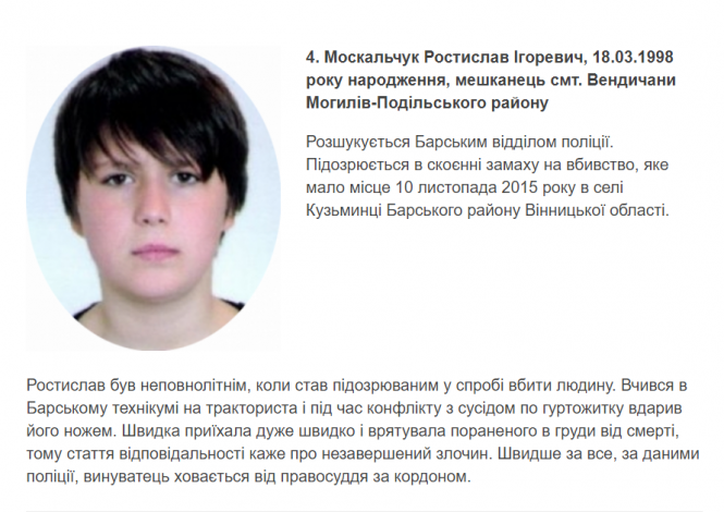 Новини Вінниці - фото з Замах на вбивство у барському гуртожитку: підозрюваного, якого шукали 4 роки, знайшли в Молдові Замах на вбивство у барському гуртожитку: підозрюваного, якого шукали 4 роки, знайшли в Молдові, фото №2 на сайті 20minut.ua