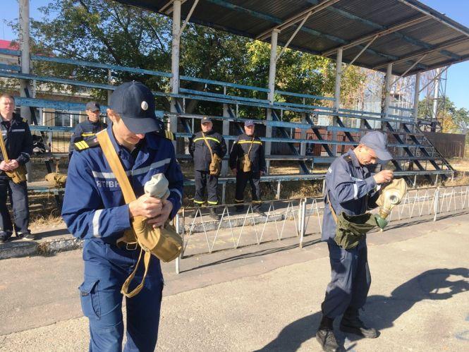Житомир: визначено кращих рятувальників області з виконання нормативів радіаційного та хімічного захисту, фото №2 на сайті 20minut.ua