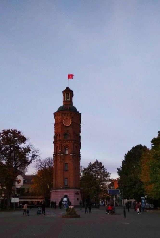 Біля Вежі встановили велику металеву голову Гоголя, фото №1 на сайті 20minut.ua
