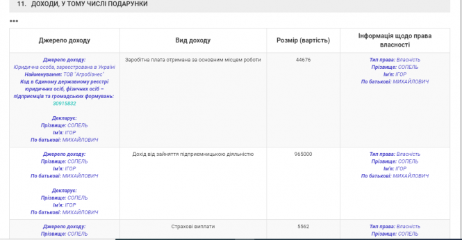 Ймовірний голова ОДА Ігор Сопель – мільйонер, але з боргами. Ексклюзив «20 хвилин», фото №3 на сайті 20minut.ua