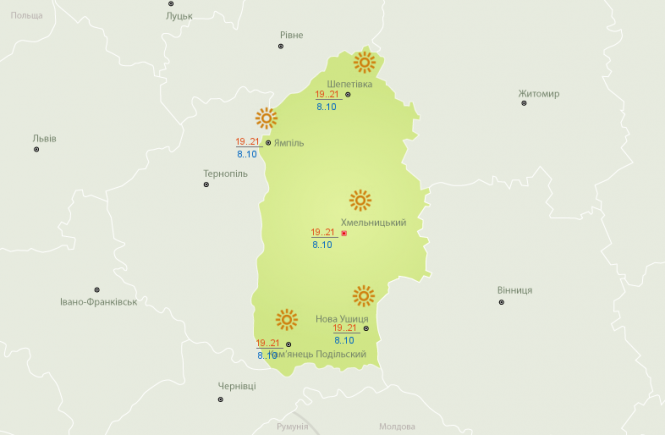 "Буде чудово": про погоду у Хмельницькому 13 жовтня, фото №2 на сайті vsim.ua