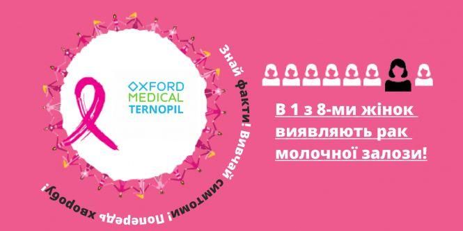 Тернополянок закликають перевірити стан молочних залоз! Лише 24-25 жовтня! (новини компаній), фото №1 на сайті 20minut.ua