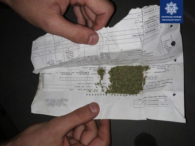 У Хмельницькому спіймали водія "під кайфом", фото №1 на сайті vsim.ua