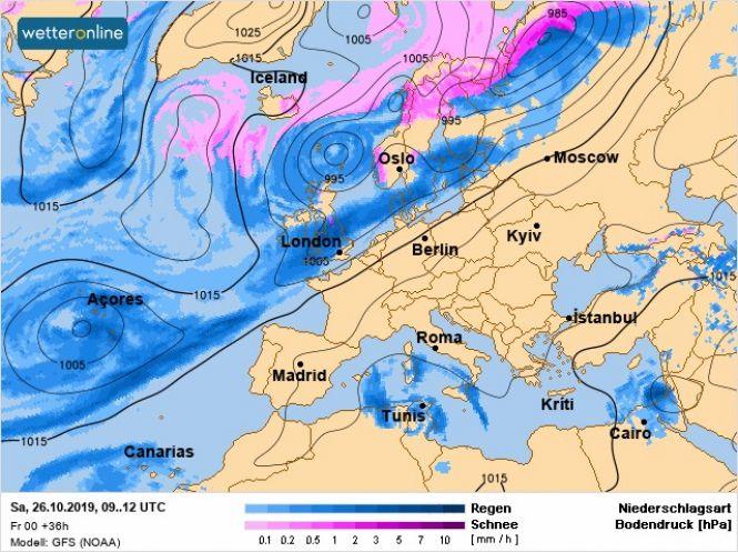 Прогноз на вихідні: завершується період дуже теплої жовтневої погоди, фото №1 на сайті 20minut.ua