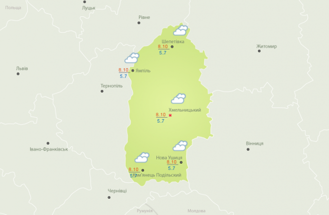 Новини Хмельницького - фото з Стрімке погіршення погоди та заморозки: синоптики дали прогноз на тиждень Стрімке погіршення погоди та заморозки: синоптики дали прогноз на тиждень, фото №3 на сайті vsim.ua