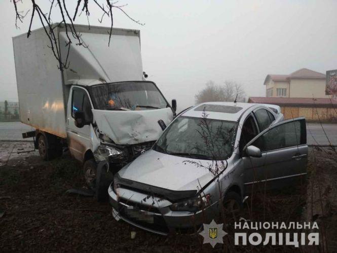 У Вінниці зіткнулися Mitsubishi та ГАЗ. Серед потерпілих діти, фото №1 на сайті 20minut.ua