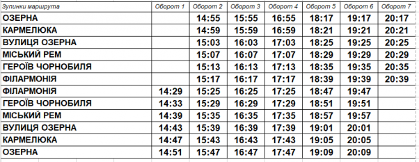 З’явилися графіки руху автобусів по маршрутах №3 та №20, фото №8 на сайті vsim.ua