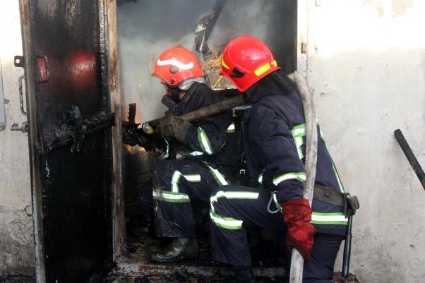 На Заводській горять підсобні приміщення (ВІДЕО), фото №3 на сайті vsim.ua