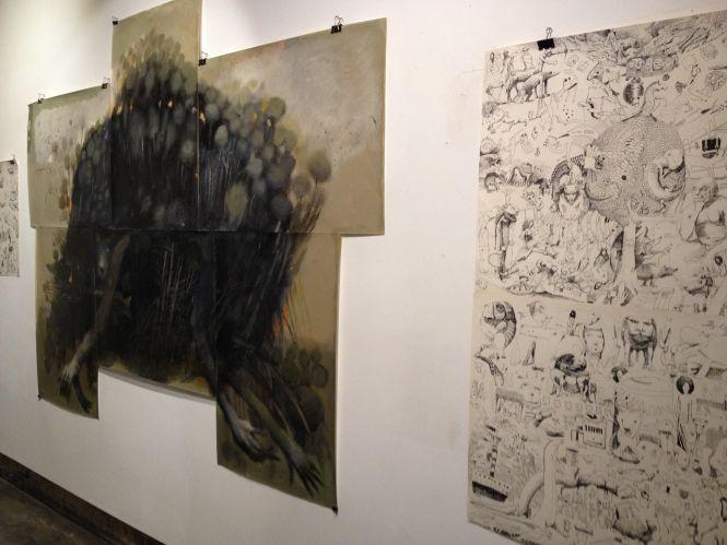 Спільно створені ілюстрації до неіснуючих книжок представили у Тернополі художники Сергій та Ілля Школяри, фото №4 на сайті 20minut.ua