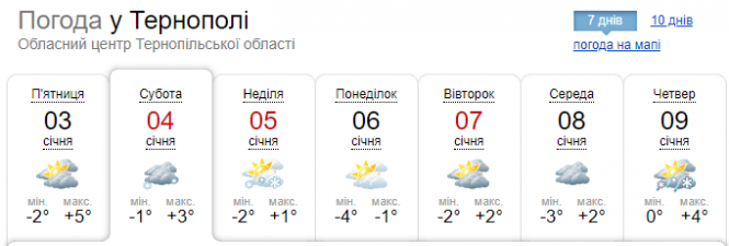 Новини Тернополя - фото з Погода у Тернополі на 4 січня: дрібний сніг, +3° Погода у Тернополі на 4 січня: дрібний сніг, +3°, фото №1 на сайті 20minut.ua