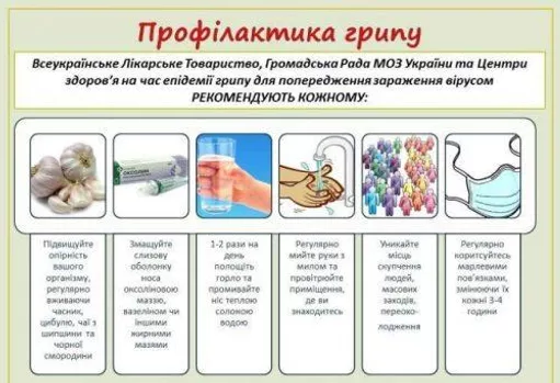 Результат пошуку зображень за запитом "профілактика грипу"