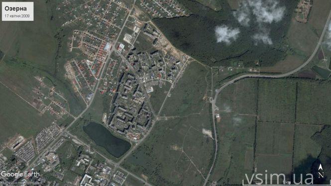Як змінювався мікрорайон Озерна: вигляд з космосу (ФОТО, ВІДЕО), фото №2 на сайті vsim.ua