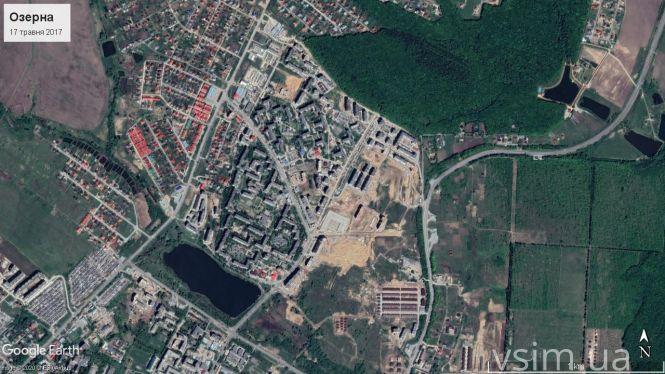 Як змінювався мікрорайон Озерна: вигляд з космосу (ФОТО, ВІДЕО), фото №20 на сайті vsim.ua