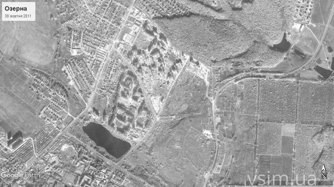 Як змінювався мікрорайон Озерна: вигляд з космосу (ФОТО, ВІДЕО), фото №4 на сайті vsim.ua