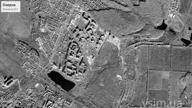 Як змінювався мікрорайон Озерна: вигляд з космосу (ФОТО, ВІДЕО), фото №3 на сайті vsim.ua