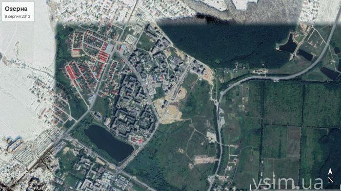 Як змінювався мікрорайон Озерна: вигляд з космосу (ФОТО, ВІДЕО), фото №6 на сайті vsim.ua