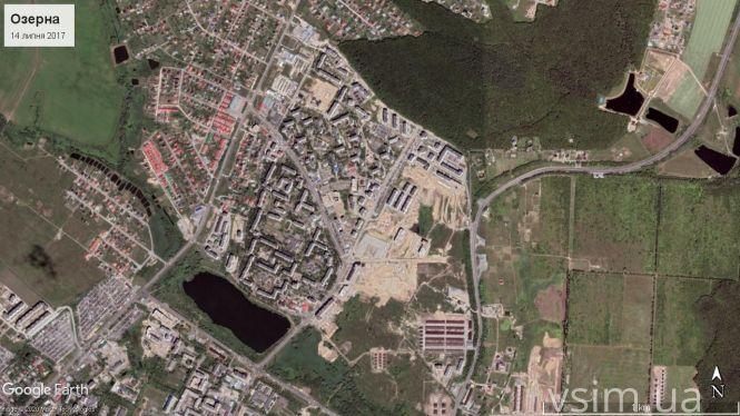 Як змінювався мікрорайон Озерна: вигляд з космосу (ФОТО, ВІДЕО), фото №22 на сайті vsim.ua