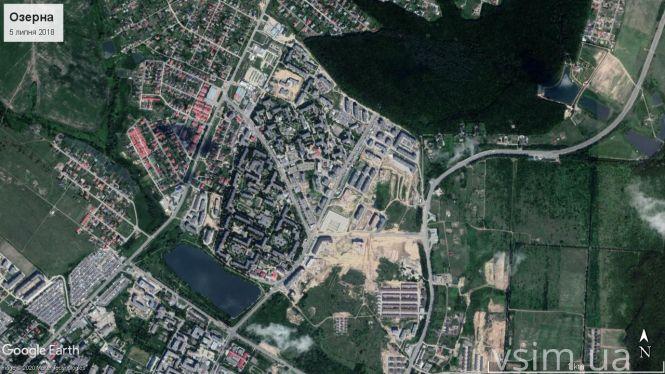 Як змінювався мікрорайон Озерна: вигляд з космосу (ФОТО, ВІДЕО), фото №24 на сайті vsim.ua