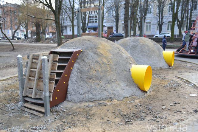 Чому затримується ремонт дитячого майданчика у сквері Шевченка, фото №5 на сайті vsim.ua
