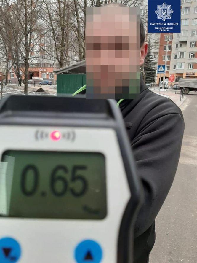 На Коновальця затримали п'яного водія: скільки ще нетверезих їздили цього року Тернополем, фото №1 на сайті 20minut.ua