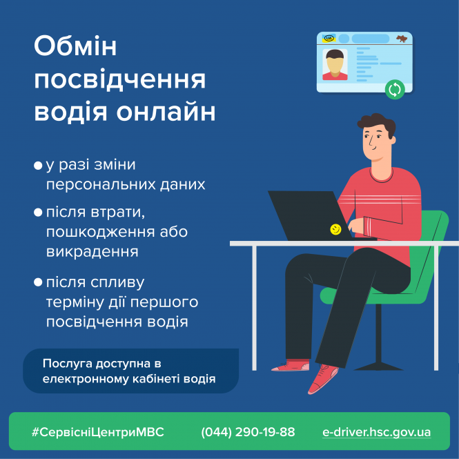 Новини Тернополя - фото з Замінити посвідчення водія відтепер можна онлайн