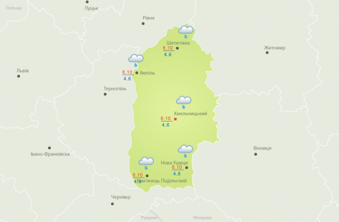 Весняне тепло та сильний вітер: погода у Хмельницькому на тиждень, фото №4 на сайті vsim.ua
