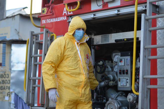 Хмельницький ринок дезінфікували для профілактики коронавірусу (ФОТО, ВІДЕО), фото №1 на сайті vsim.ua