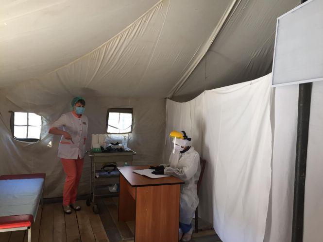 У Козятині  розгорнули пункт скринінгового медичного сортування, фото №1 на сайті 20minut.ua