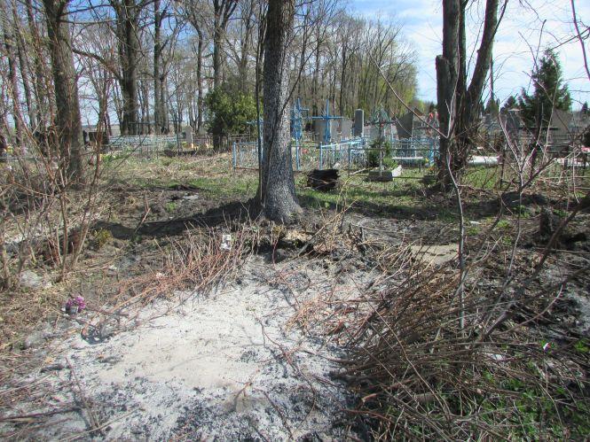 Новини Козятина - фото з На козятинському міському кладовищі палять дерева На козятинському міському кладовищі палять дерева, фото №1 на сайті 20minut.ua