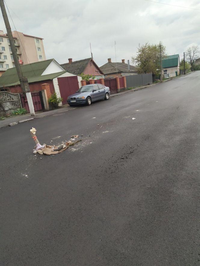 Козятин сьогодні: місто після дощу, ремонт та креативний бантик на дорозі, фото №2 на сайті 20minut.ua