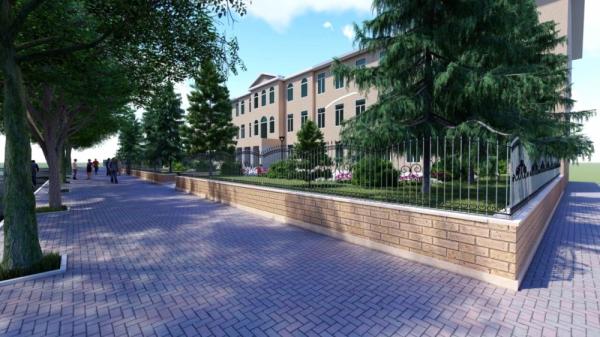 Новини Тернополя - фото з В одній із центральних шкіл Тернополя облаштовують «Шкільний дворик імені святої Ядвіги» (ФОТО) Шкільний дворик імені святої Ядвіги