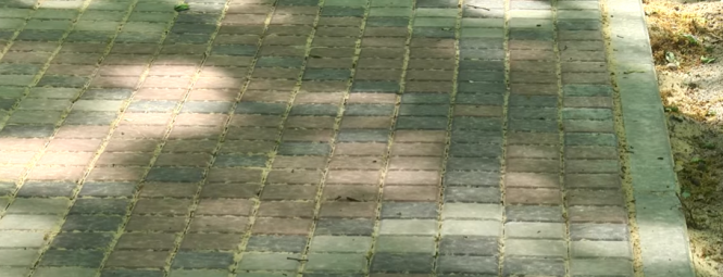 Алея по-українськи: на Вишеньці бруківкою «вишили» доріжку, фото №1 на сайті 20minut.ua