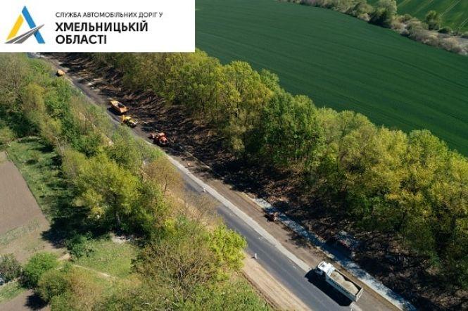 Новини Хмельницького - фото з На Хмельниччині відремонтують 40 кілометрів автодороги Н-03. Де нині тривають роботи