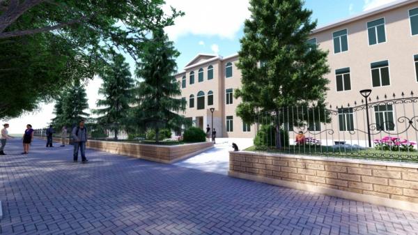 Новини Тернополя - фото з В одній із центральних шкіл Тернополя облаштовують «Шкільний дворик імені святої Ядвіги» (ФОТО) школа №5