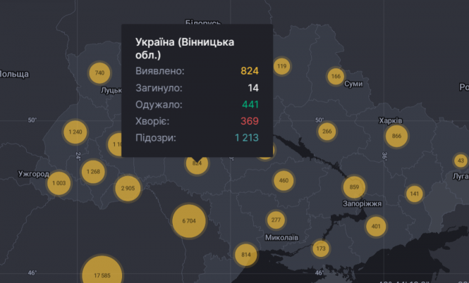 За добу в області виявили 36 нових випадків коронавірусу: дані по Вінниці та районах, фото №1 на сайті 20minut.ua