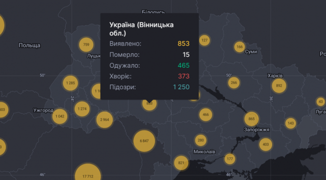 У Вінницькій області уже 15 летальних випадків від COVID-19, фото №1 на сайті 20minut.ua