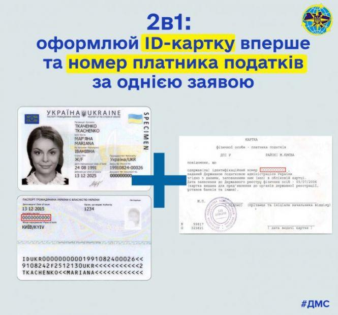 Одночасне оформлення ID-картки та ІПН. В Україні запустили нову послугу, фото №1 на сайті vsim.ua