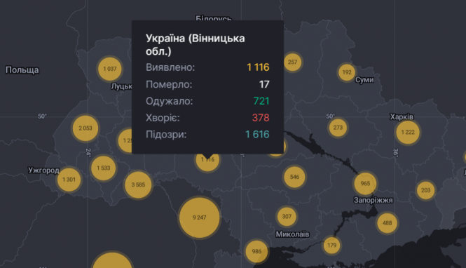 Новини Вінниці - фото з На Вінниччині за добу виявили 23 нових випадки коронавірусу: дані по Вінниці та районах