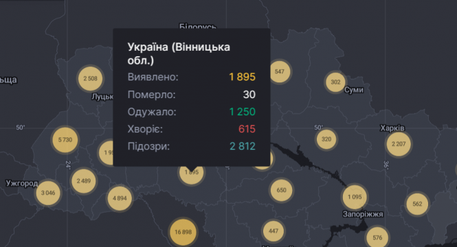 Новини Вінниці - фото з В області за добу виявили 19 нових випадків COVID-19: дані по Вінниці та районах