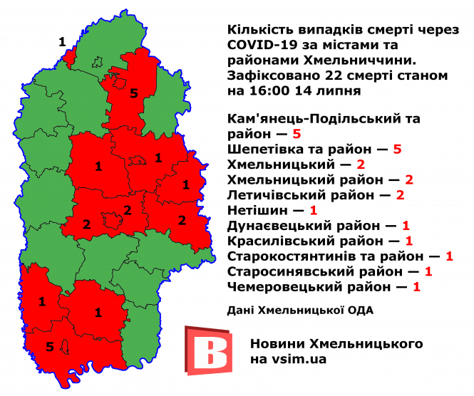 Що відомо про останні випадки смерті від COVID-19 на Хмельниччині, фото №1 на сайті vsim.ua