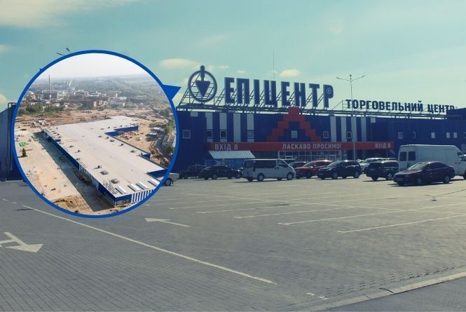 Мега-парковка з міні-сквером. Що є біля нового «Епіцентру» у Вінниці