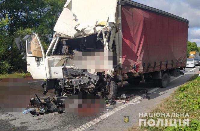 Під Новоградом-Волинським лоб в лоб зіткнулися дві вантажівки: один водій загинув, двоє людей травмовано, фото №2 на сайті 20minut.ua