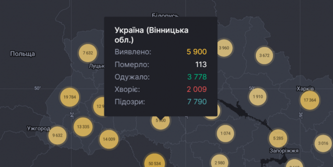 Новини Вінниці - фото з Три смерті та 116 нових хворих на Вінниччині. Яка ситуація з COVID-19 в Україні та світі?