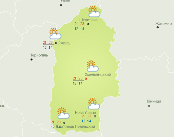 Прийде тепло. Синоптики дали прогноз на вихідні, фото №2 на сайті vsim.ua