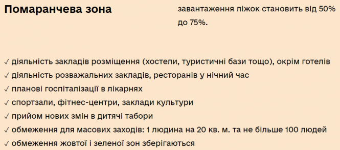 Що таке «помаранчева» зона карантину і чи запрацює вона з 5 жовтня, фото №4 на сайті 20minut.ua