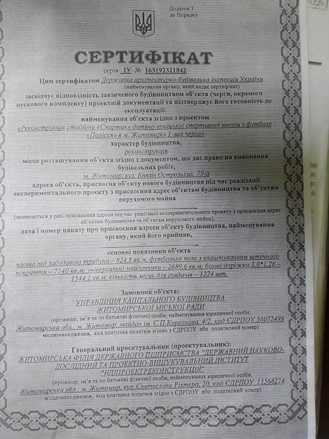 Новини Житомира - фото з «Спартак Арена»: яскравий приклад того, як ефективно красти народні гроші «Спартак Арена»: яскравий приклад того, як ефективно красти народні гроші, фото №20 на сайті 20minut.ua