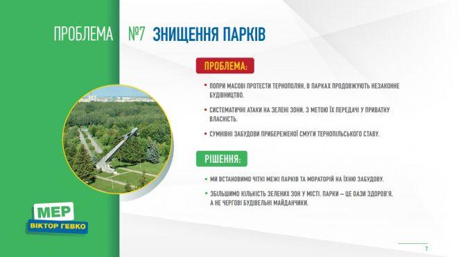 ТОП-10 рішень для Тернополя від Віктора Гевка (політична позиція), фото №7 на сайті 20minut.ua