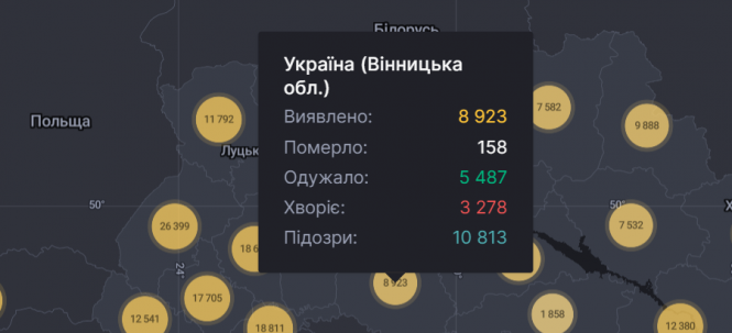 Новини Вінниці - фото з Черговий рекорд. В Україні за добу виявили понад 7,5 тисяч нових випадків COVID-19